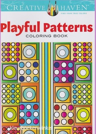CH 100 playful patterns, kleurboek geometrische patronen