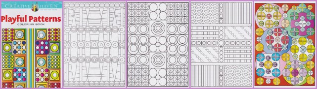 CH 100 playful patterns, kleurboek geometrische patronen