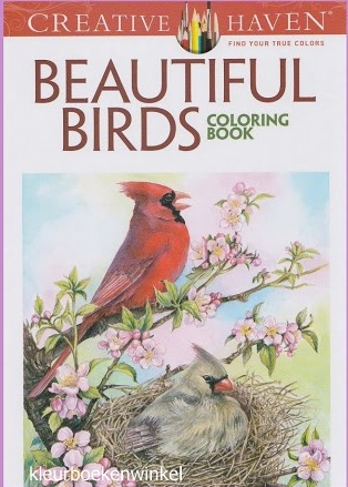 CH 103 beautiful birds, kleurboek dieren