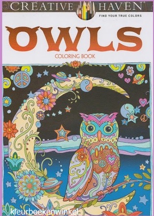 CH 104 owls, kleurboek dieren