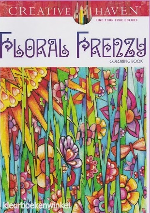 CH 109 floral frenzy, kleurboek bloemig