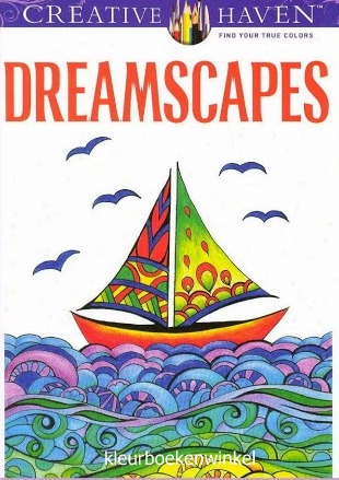 CH 22 dreamscapes, kleurboek ter land, ter zee en in de lucht