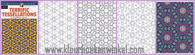 CH 62 terrific tessellations, kleurboek geometrische patronen