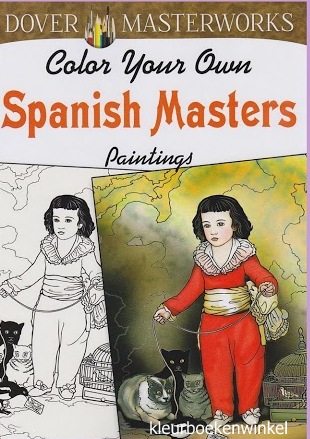 CH 72 spanish masters, kleurboek schilderijen