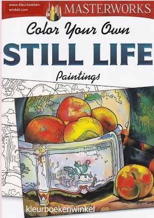CH 77 still life paintings, kleurboek schilderijen
