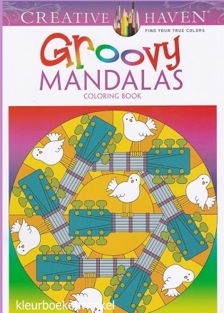 CH 83 groovy mandalas, kleurboek mandala's