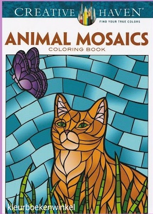CH 86 animal mosaics, kleurboek dieren