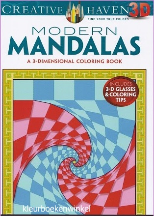 CH 89 modern mandalas (eerder uitgebracht als mesmerizing mandalas), kleurboek mandala's