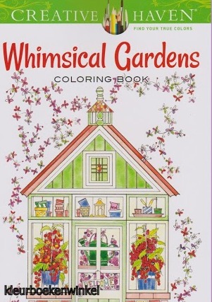 CH 97 whimsical gardens, kleurboek bloemig