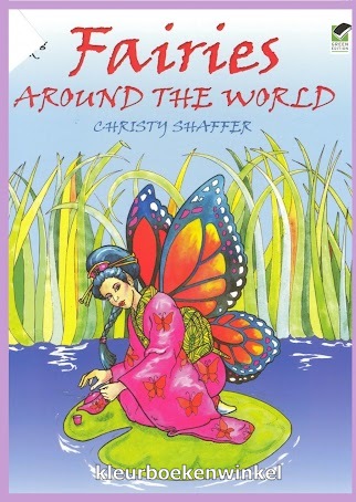 DZ 20 fairies around the world, kleurboek feeëriek