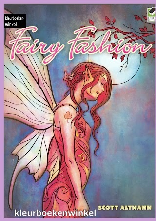 DZ 31 fairy fashion, kleurboek feeëriek. 30 pagina’s, 2 voorbeelden