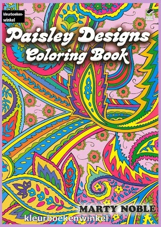 DZ 37 paisley designs, kleurboek motieven