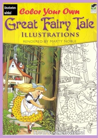 DZ 44 great fairy tale, kleurboek feeëriek. 30 pagina’s, 30 voorbeelden