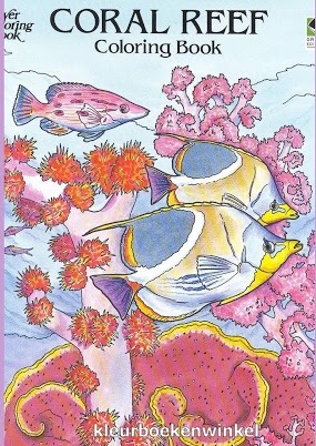DZ 57 coral reef, kleurboek dieren en natuur