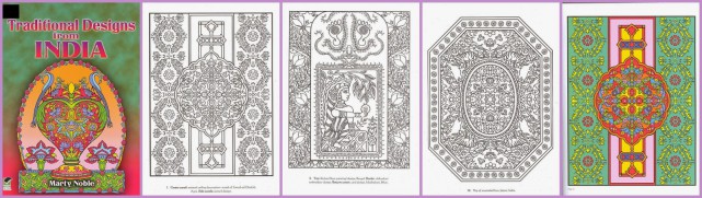 DZ 69 traditional designs, kleurboek culturen