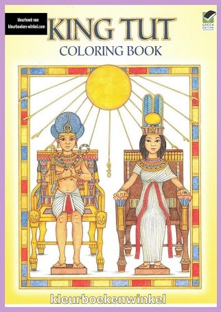 DZ 76 king tut, kleurboek egypte