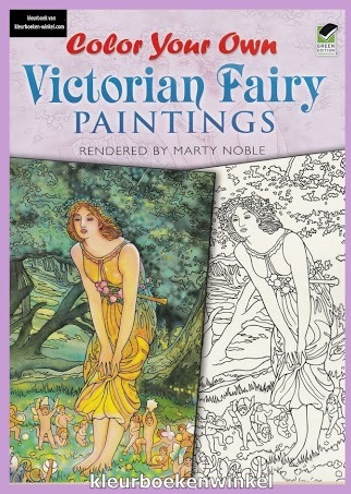 DZ 86 victorian fairy, kleurboek feeëriek