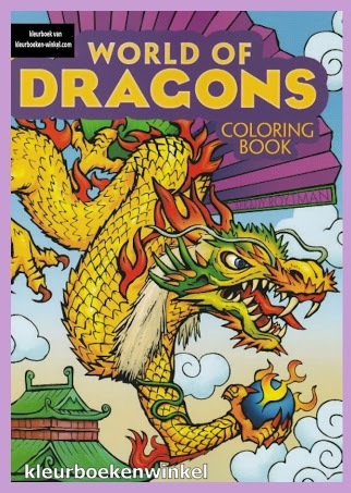 DZ 88 dragons, kleurboek feeëriek