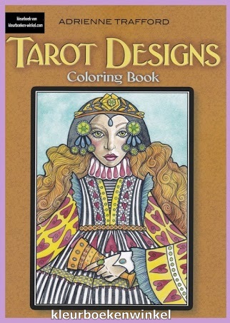 DZ 89 tarot designs, kleurboek klassiek getint