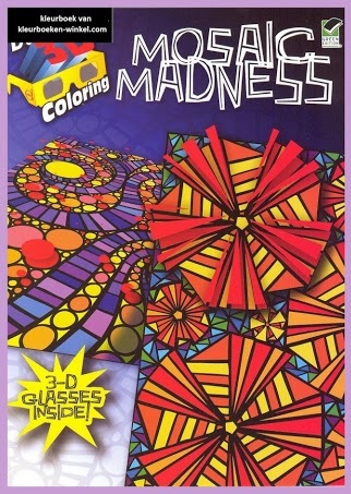 DD 05 mosaic madness, 3-D kleurboeken.