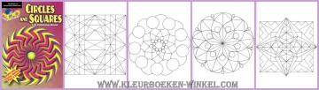 DDX 09 circles and squares, 3-D kleurboeken extra
