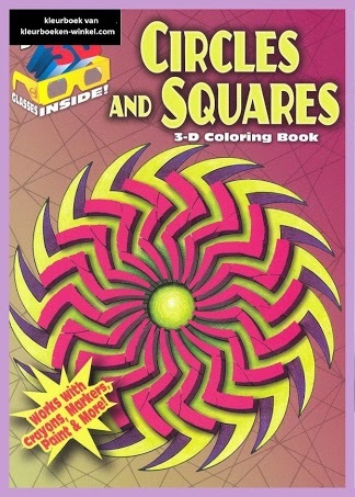 DDX 09 circles and squares, 3-D kleurboeken extra.