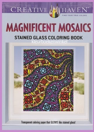 GL 02 magnificent mosaics, glas en lood kleurboek