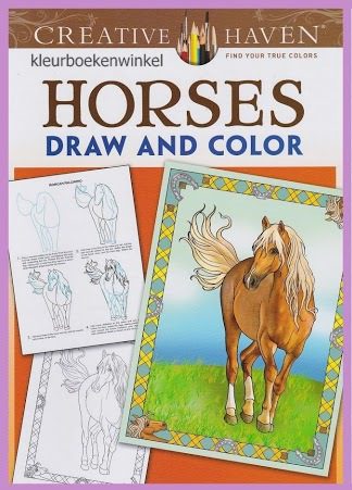 TK 03 horses. tekenen en kleuren.