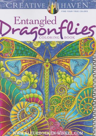 CH 127 entangled dragonfleis, kleurboek dieren