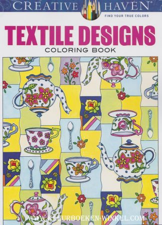 CH 128 textile desings. kleurboek motieven
