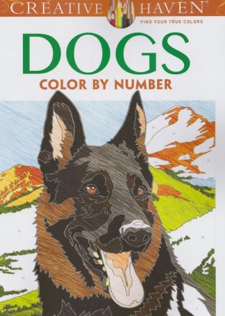 KN 09 dogs kleurboek kleuren op nummer