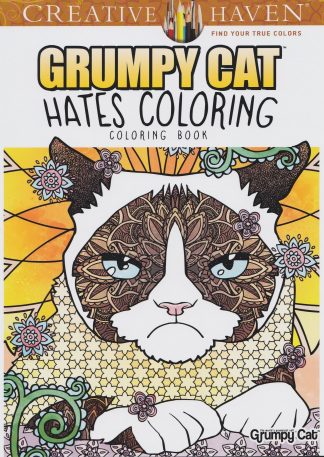 CH 133 grumpy cat. kleurboek dieren
