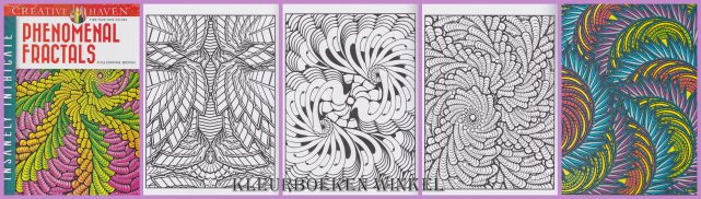 CH 137 phenomenal fractals. kleurboek motieven