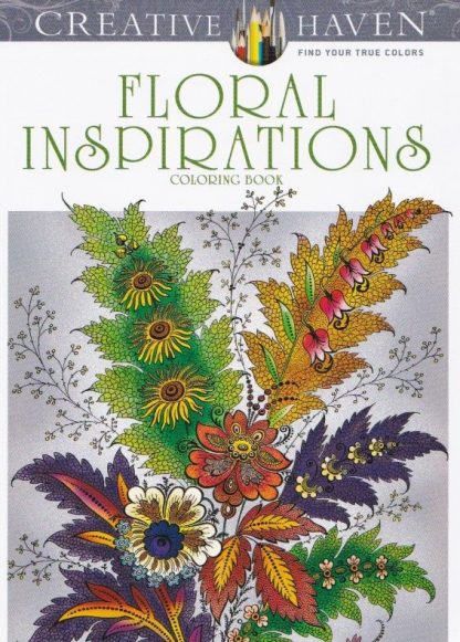 floral inspirations, kleurboeken bloemig