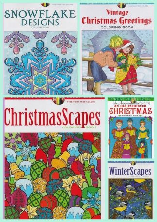 kleurboeken kerst en winter