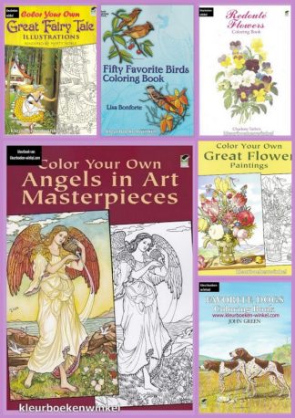 kleurboeken met alle kleurvoorbeelden