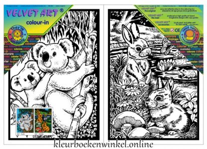 B45 B46 koala beer en konijnen