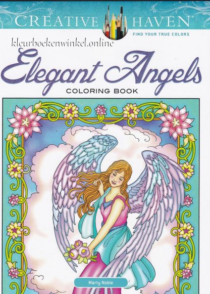 kleurboek elegant angels - kleurboek engelen - feeëriek - kleurboeken Droomachtig - Idyllisch - Sprookjesachtig - Betoverend