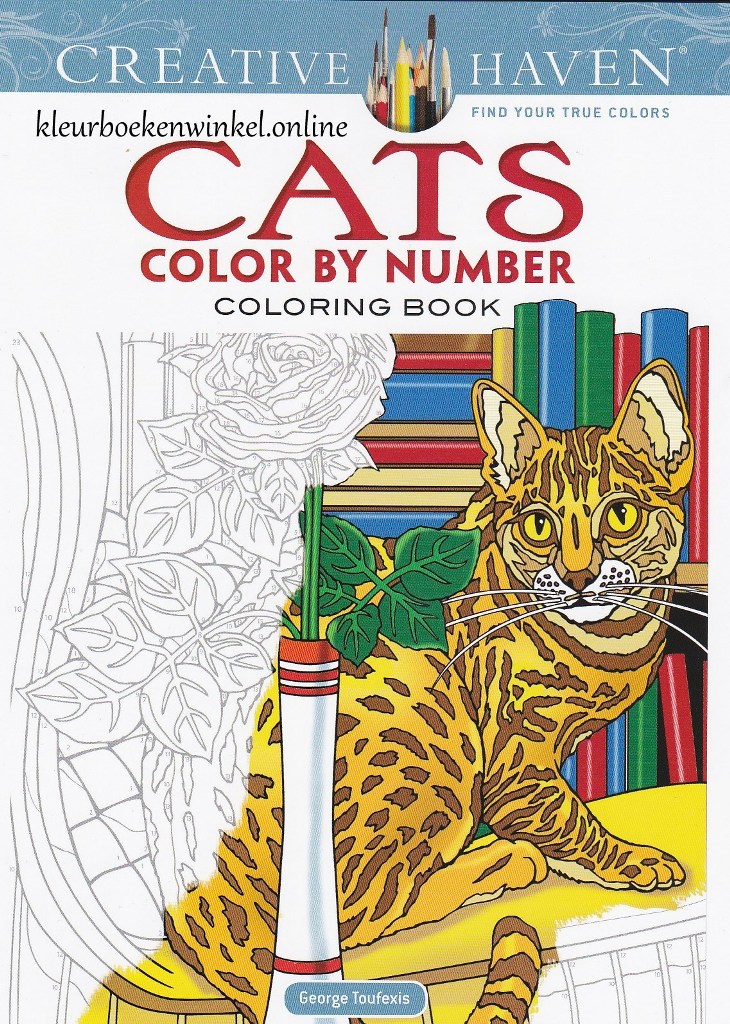 Lijm schilder Aanstellen cats kleurboek kleuren op nummer - kleurboeken op nummer - katten